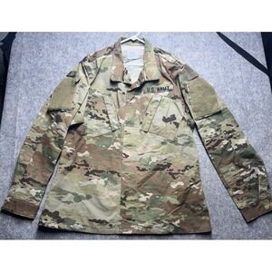 Army Combat Military BDU Mens Large-XL Camouflage Button Down